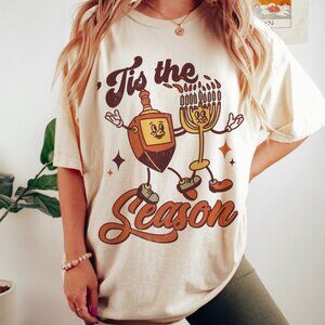 Hanukkah Shirt Retro Tis The Season Shirt Hannukah Shirt